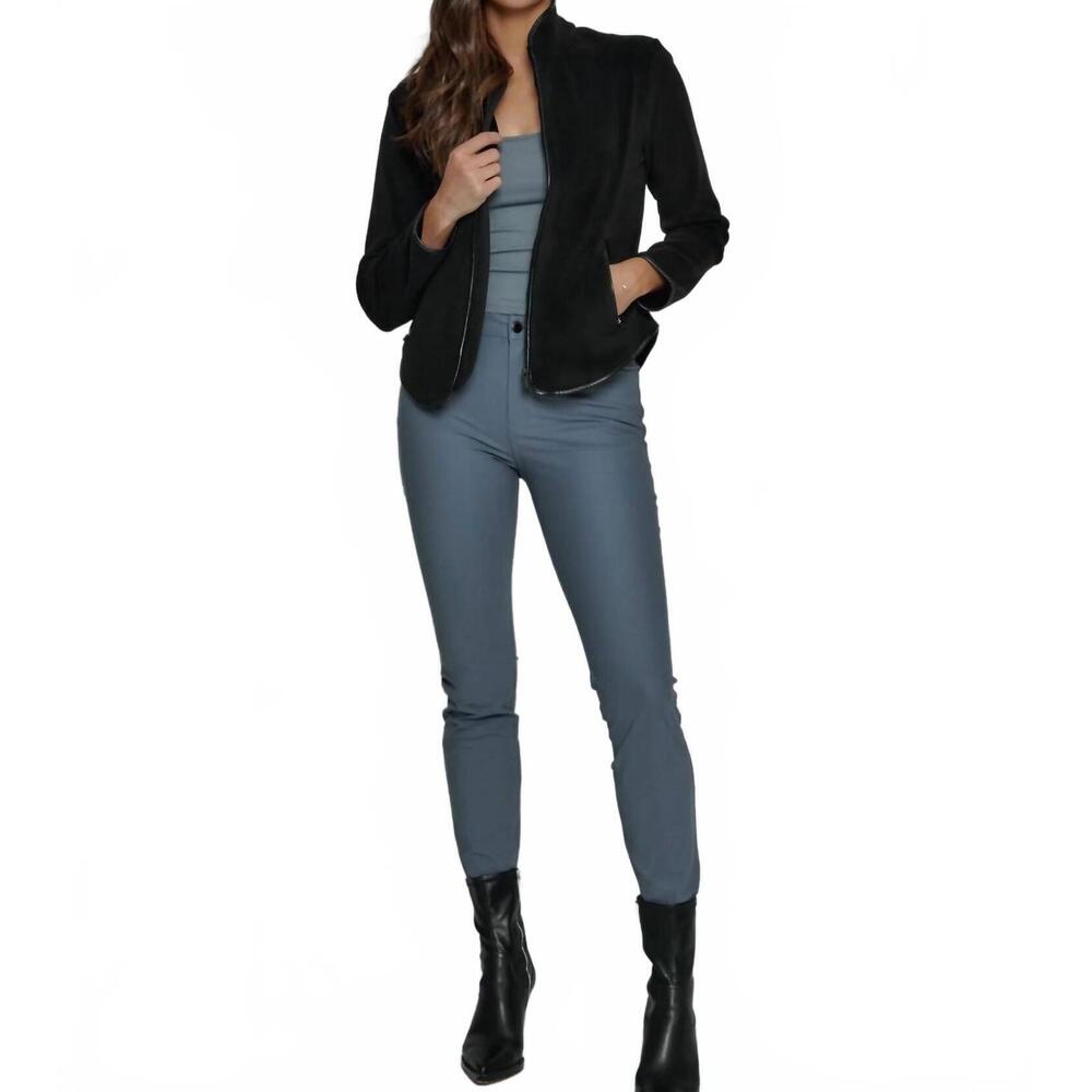 NEW 7DIAMONDS park fleece jacket in black